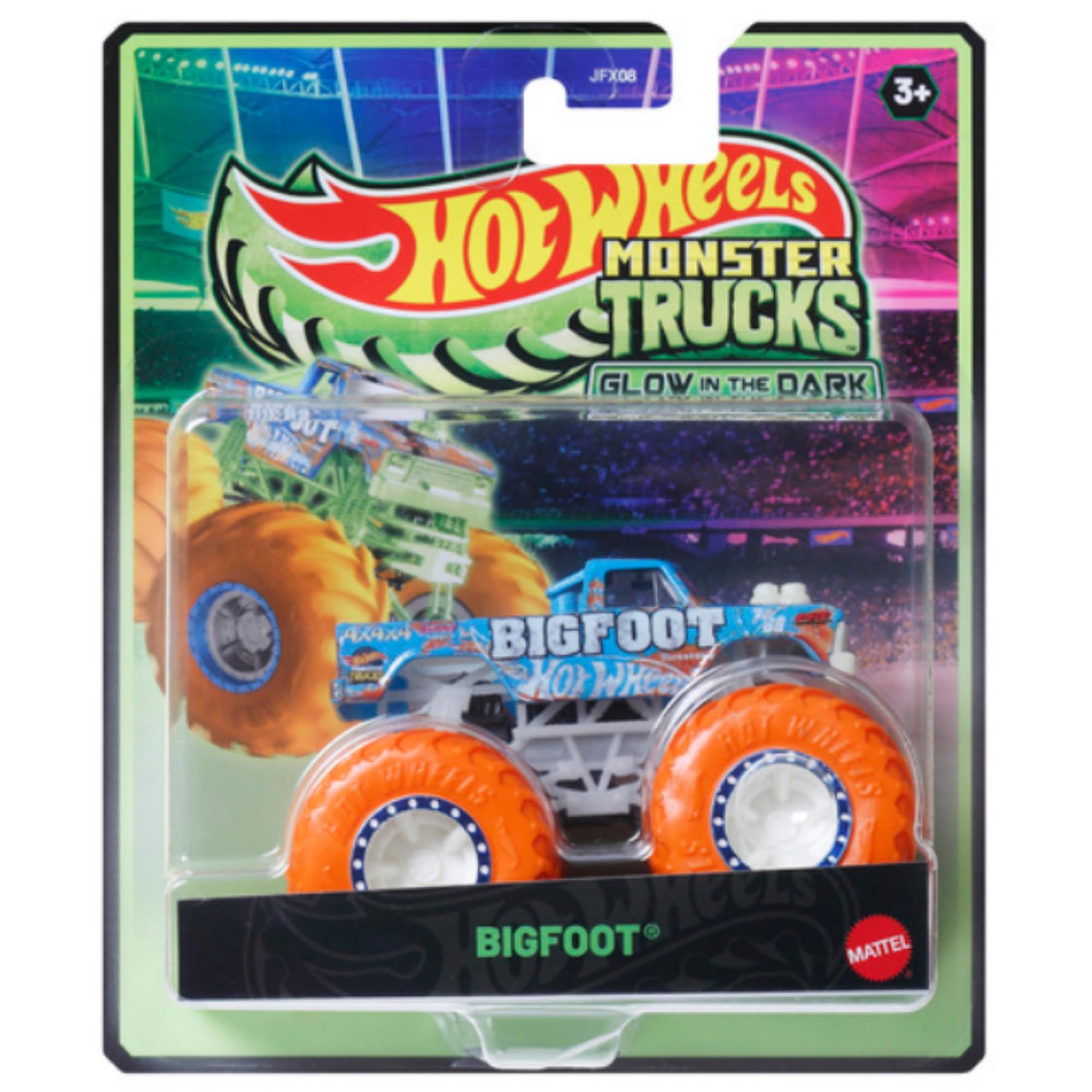 Hot Wheels Monster Trucks - (Glow in the Dark Bigfoot JFX15)