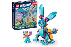 LEGO DREAMZzz Bunchu's Creative Animal Adventures - Fantasy Bunny Toy for Kids, Boys and Girls, Ages 7+ - 20 Building Options - Building Set with Izzie Minifigure - Gift Idea for Birthdays - 71488