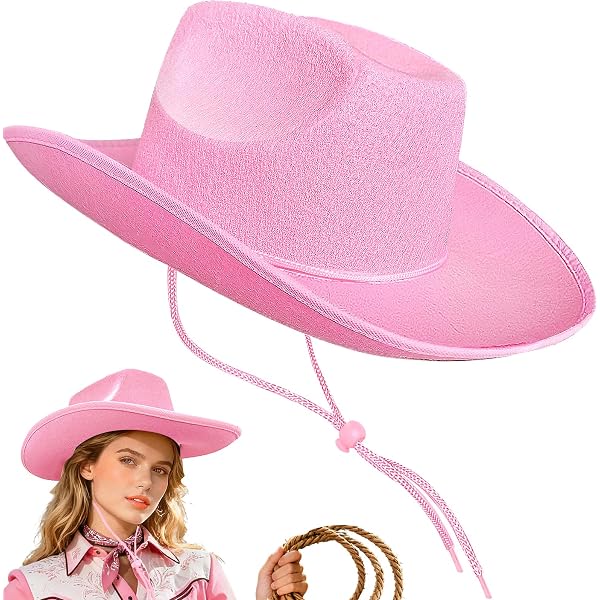 JICASTO Cowboy Hats with 6 Sequins Stars & Tiara Belt for  display picture 2