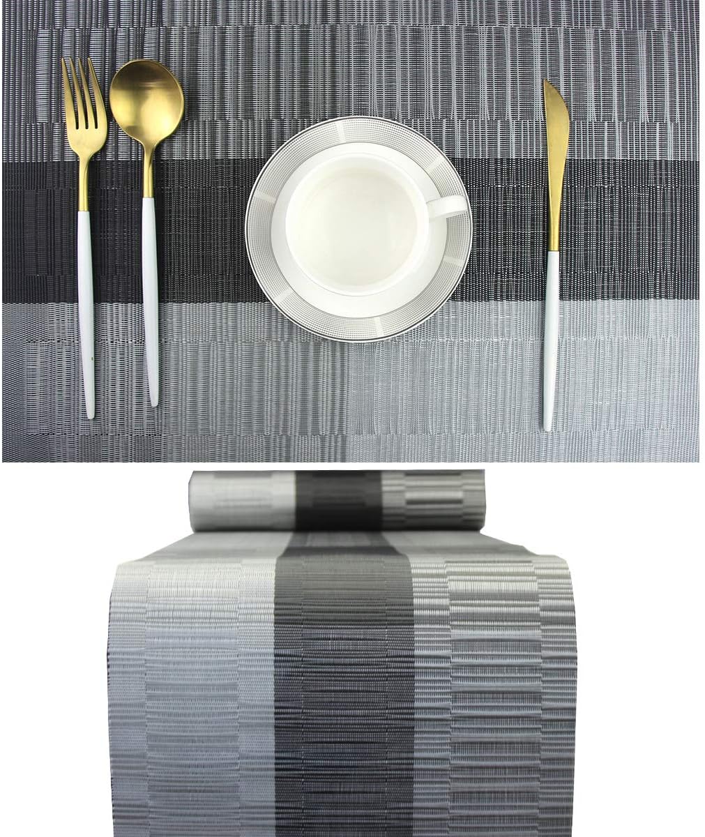 Best table mats set of 6 for grey liner
