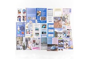 Alideco 200pcs Vintage Scrapbook Supplies Pack for Art Journaling Bullet Junk Journal Planners DIY Paper Stickers Craft Kits Notebook Collage Album Aesthetic Cottagecore Picture Frames (haidaobaijing)