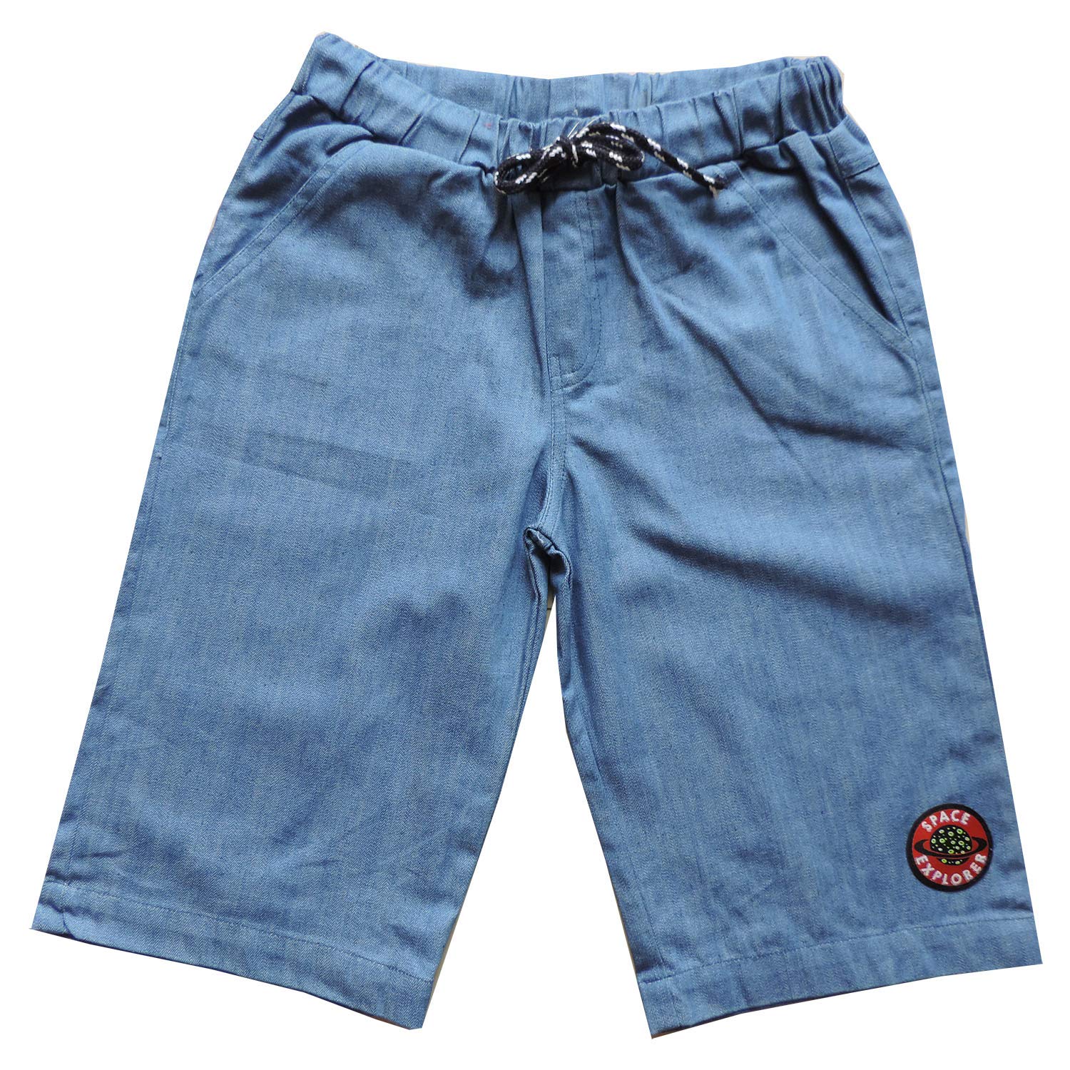 Buy Boy's Printed Denim Shorts at Amazon.in