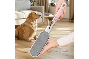 Pet Hair Removal Brush, Lint Remover Brush, Double-Sided Clothing Cleaning Brush