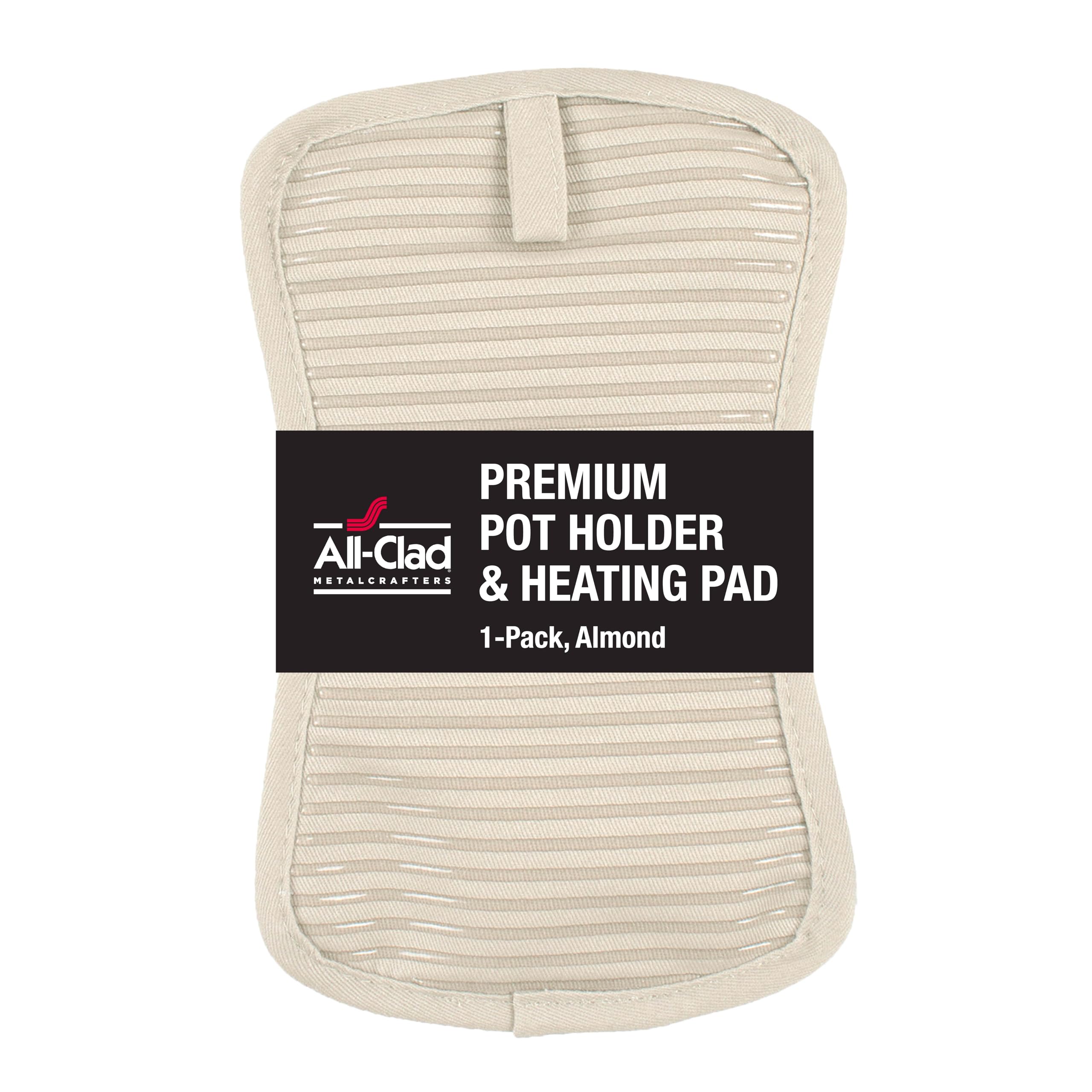 All-Clad Textiles Silicone Pot Holder, 1 Pack, Almond