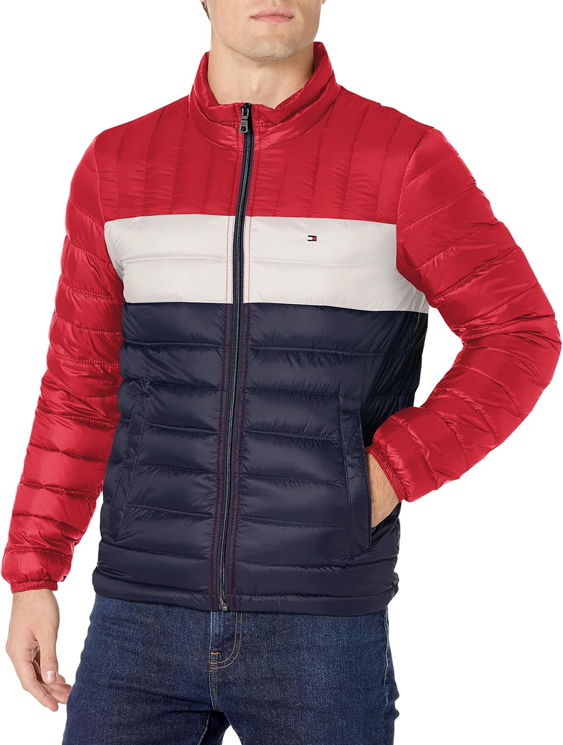 Tommy Hilfiger Men's Packable Down Jacket at Amazon Men’s Clothing store
