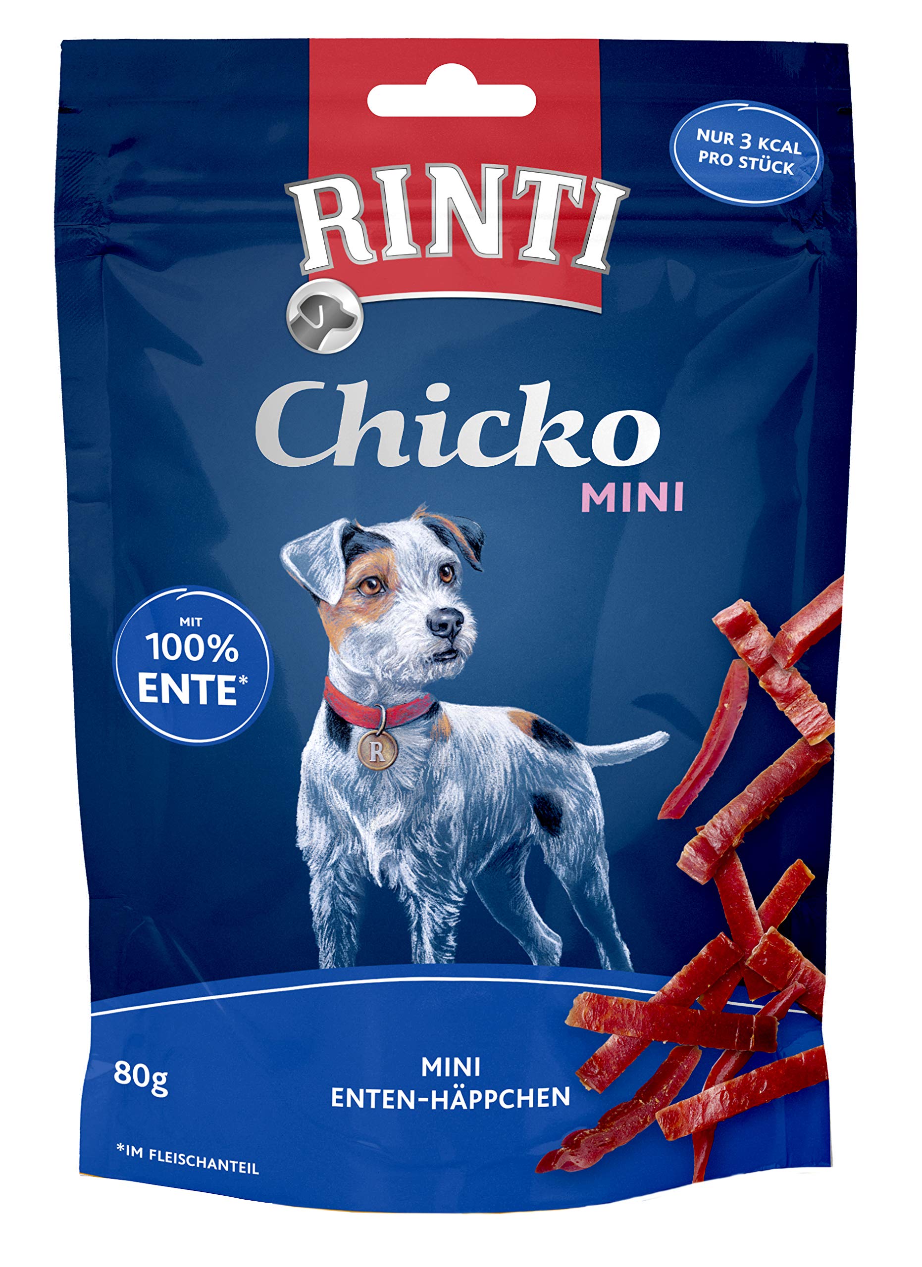 Rinti Extra Chicko Mini Duck, Pack of 12 (12 x 80 g)