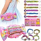 Dupamind Friendship Bracelet Making Kit for Girls 8-12, DIY Arts & Crafts for Kids Ages 8-12, Jewelry Bracelet Maker Craft Kit, Creative Toy Set for Girls, Birthday Gifts for 8, 9, 10, 11 12 Years Old