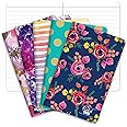 Elan Publishing Company Assorted Pattern Field Memo Notebooks, 3.5x5.5 in Ruled Lined Office Notepads for Nurses, Teachers, and Students, Small and Easy to Carry Pocketbook, Quick Note Taking, 5 Pack