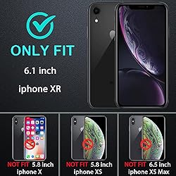 YKHJKLEC for iPhone XR Case, Military Grade 3 in 1