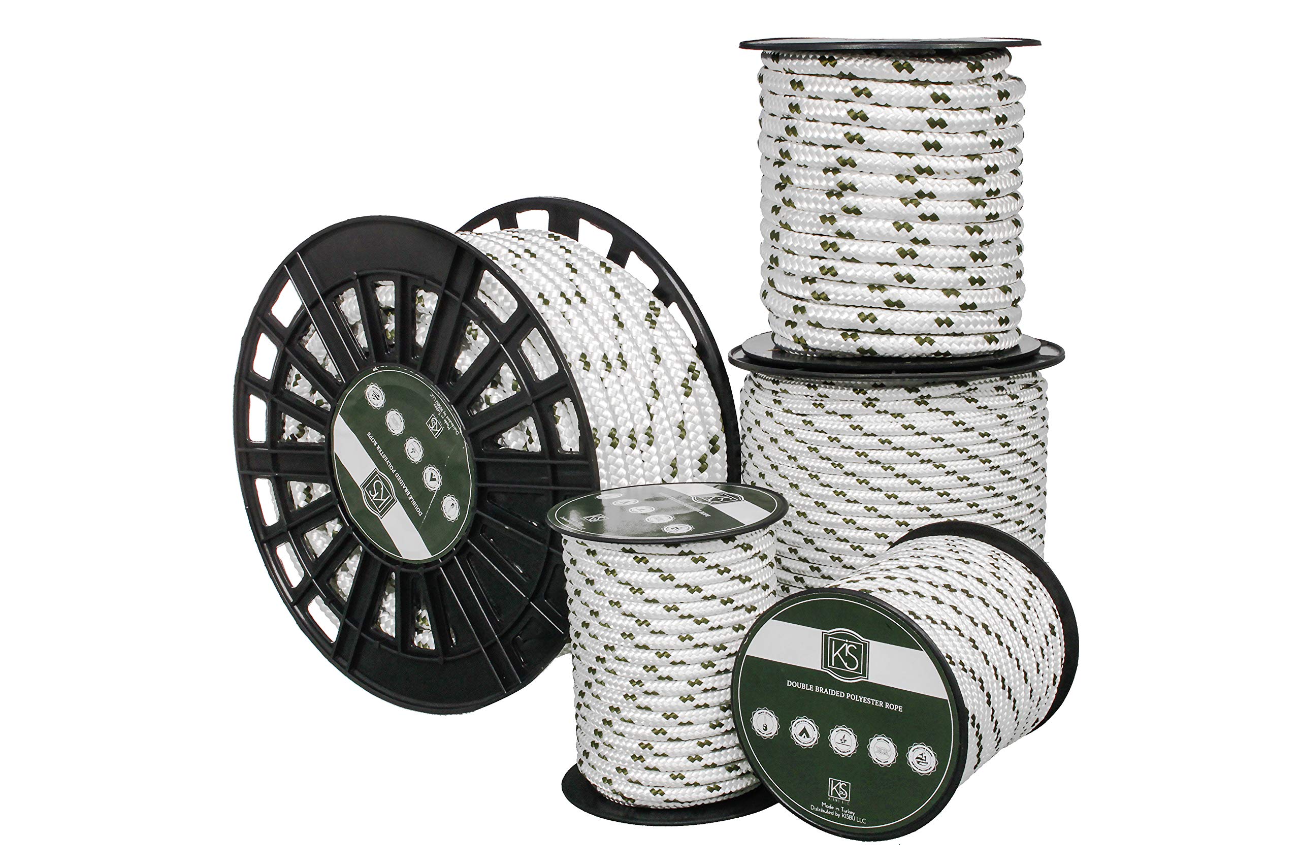 KIS Premium Quality Double Braided Nylon Polyester