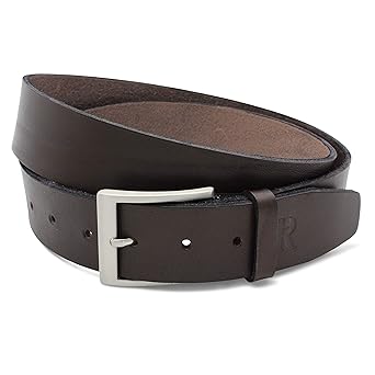 Riemenmeister – handgemachter Herrengürtel „Anton“ | Leder Schwarz, Braun, Cognac, Dunkelbraun | 4cm Breite | Länge 85 cm bis