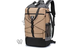 BAGZY 6x13x17inch Personal Bag Air Canada 40x30x15cm Underseat Travel Backpack Rolltop Laptop Backpack