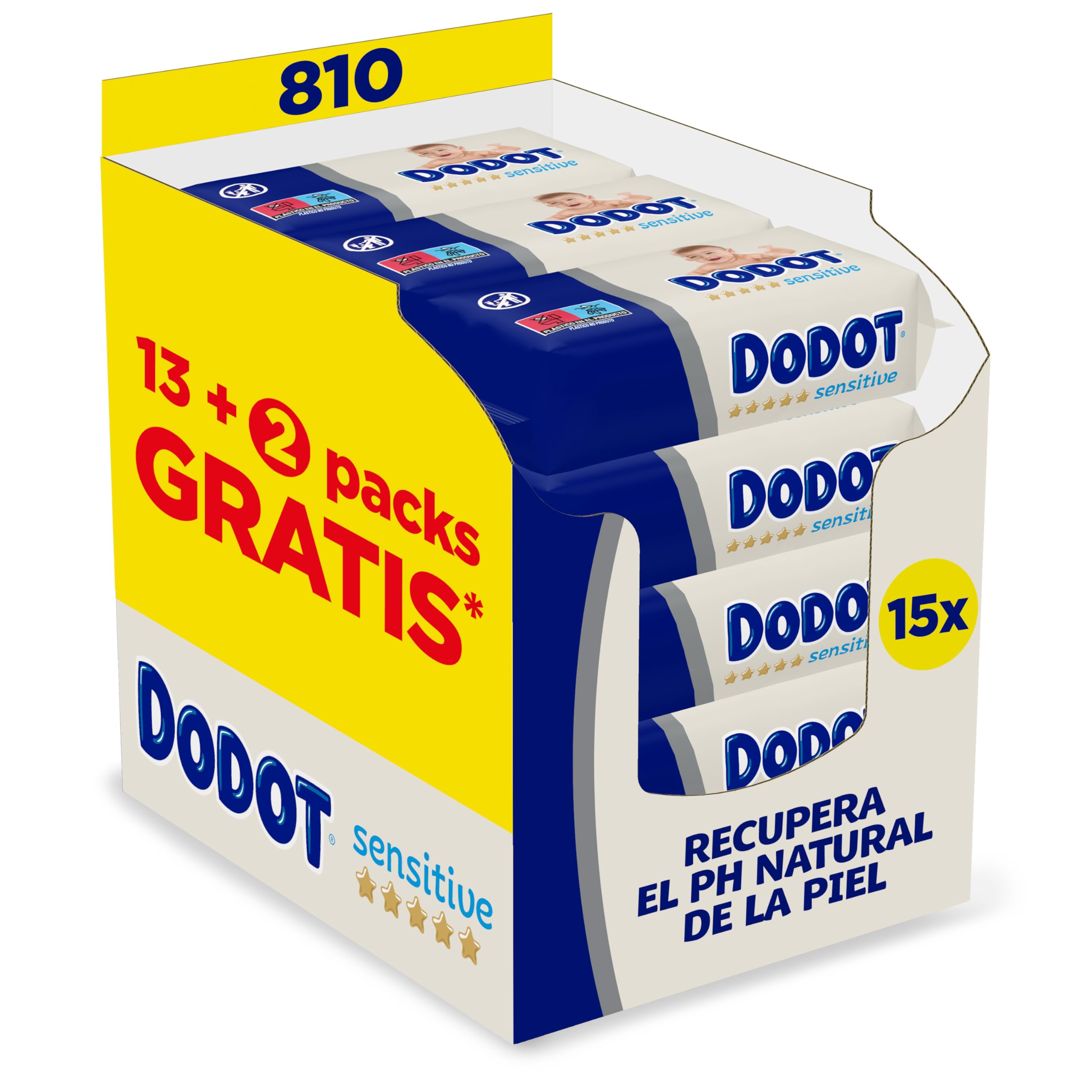 Dodot Sensitive Wipes 810