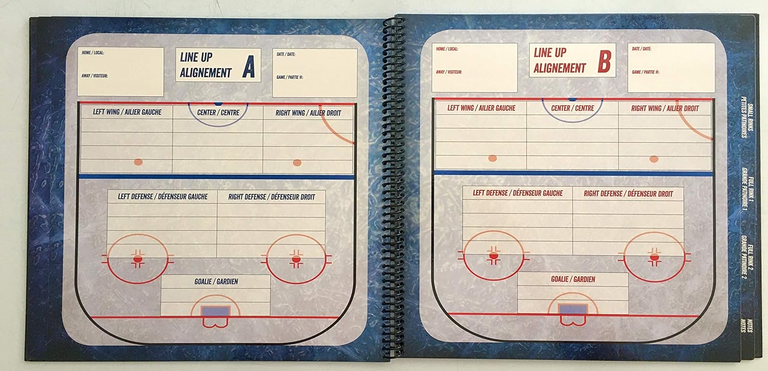 Plan2Play - Hockey A Dry Erase Book for Coaches : Sports & Outdoors