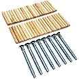 ReplacementScrews Hardware Kit Compatible with IKEA KALLAX 2 x 4 Shelf Unit 202.758.85 - All Screws (104321) and Dowels (101339)