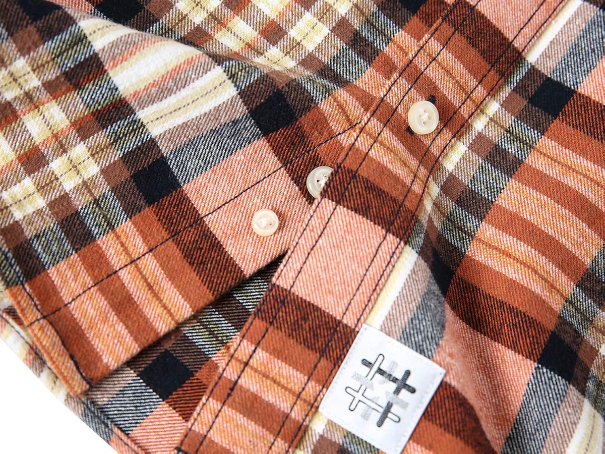 Men's Short Sleeve Plaid Checkered Button Down Casual Work Shirts: Clothing