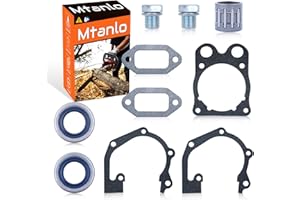 Mtanlo Gasket fit for Husqvarna K750 K760 Concrete Cutoff Saw Cylinder Part Needle Bearing, Gasket Set (As Pictures), Cylinder Plug, Needle Bearing, Oil Seal.