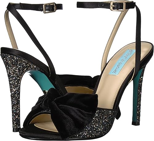 blue by betsey johnson tee glitter dress sandals