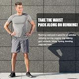 HAISSKY Running Belt Waist Pack Ultra Light Water Resistant 6.9 Inch Phone view 6
