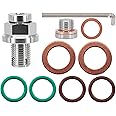 Self-Tapping Oil Pan Thread Repair Kit - M14.1-1.5x15mm Stainless Steel Oversize Piggyback Drain Plug