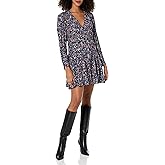 Joie Womens Women's Rowley Dress in Caviar Multi