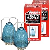 Aladdin Lox-on R150 Oil Lamp Mantle for Brighter and Cleaner Light, Set of 2