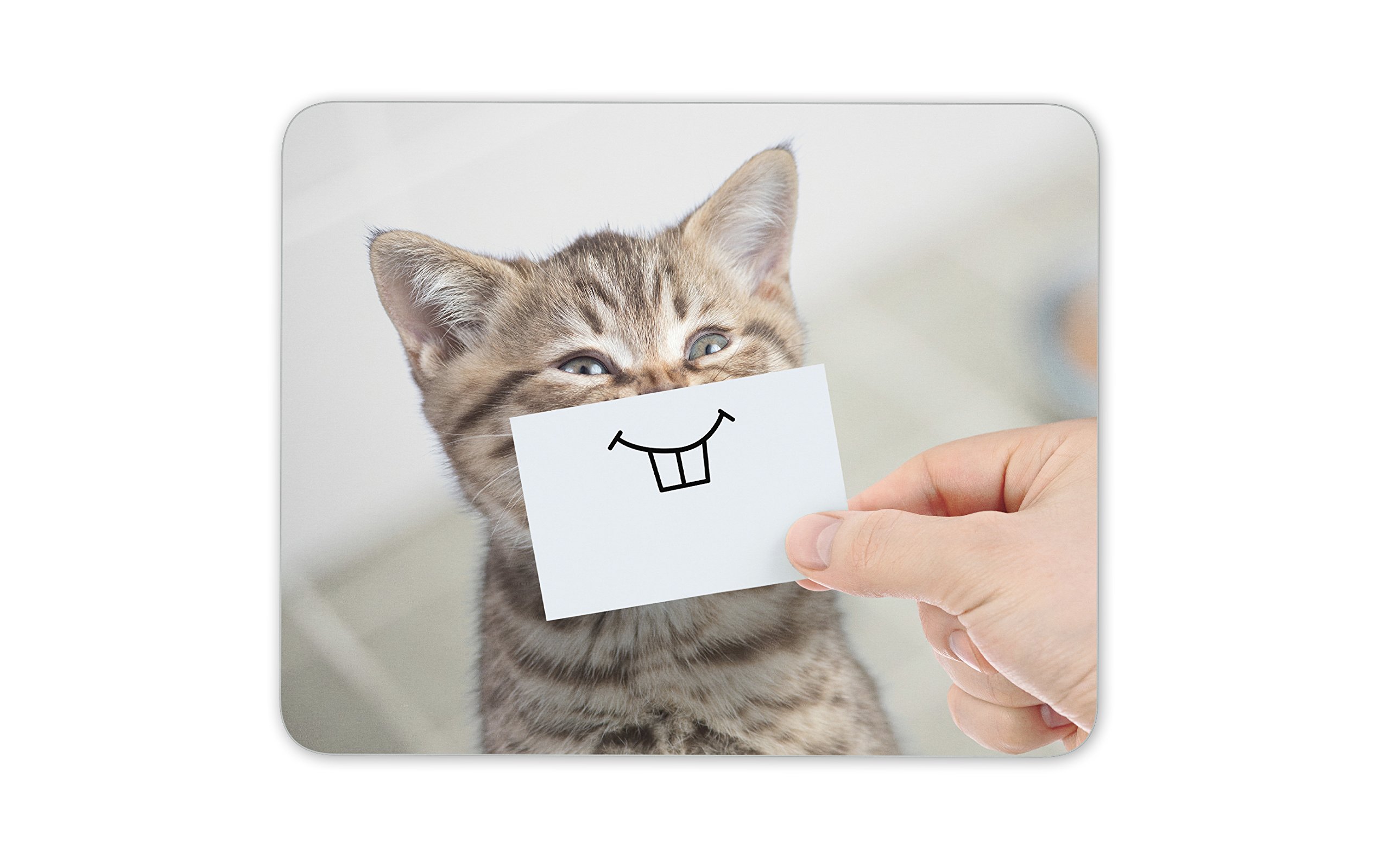 Destination Vinyl Ltd Funny Cute Kitten Mouse Mat Pad - Office Mum Sister Auntie Computer #13285