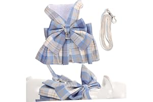 Ipetboom Bow and Leash Small Pets Bunny Leash Traction Rope Comfortable and Decorative Pet for Outdoor