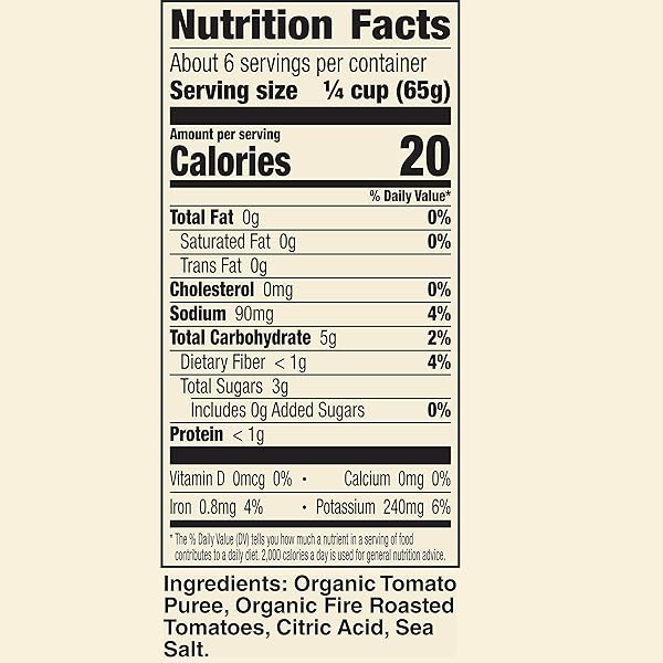 MUIR GLEN ORGANIC CRUSHED FIRE ROASTED CANNED TOMATOES, 14.5 OZ.
