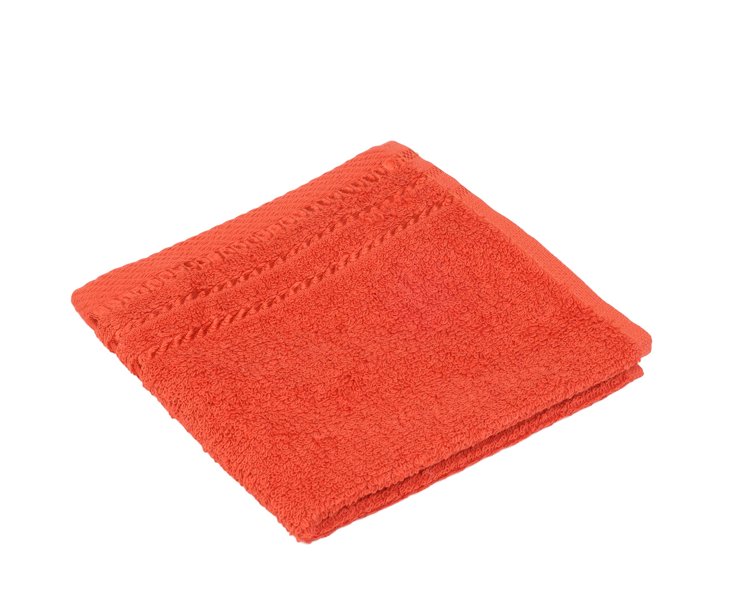 Gözze - Set of 4 Faceloths, Berlin, 100% Cotton, 30 x 30 cm - Orange