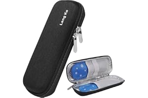 JAKAGO Insulin Cooler Travel Case With 2 Gel Ice Pack TSA Approved Diabetic Medication Cooler Bag With Thermal Insulation Mini Medical Cooling Pouch For Traveling (Black)