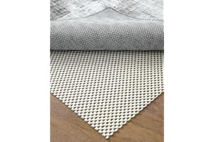 DEXI Rug Pad Gripper for Hardwood Tile Floor, 3x8 Non Slip Under Carpet Padding Cushioned, Waterproof Thick Walking Pads for Area Rugs, White