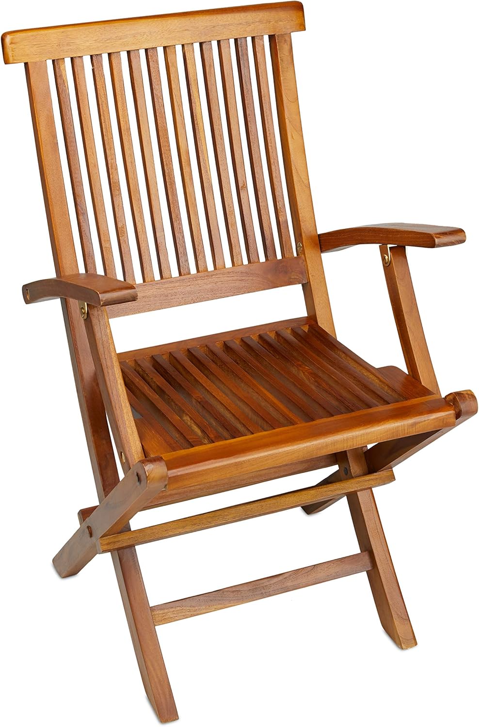 amazon 4 piece patio set on Amazon Com Teakcraft Teak Folding Arm Chair 2 Piece Set Fully Assembled Wooden Outdoor Chair Or Indoor Wood Lounge Chair Patio Dining Chairs Themillenim Kitchen Dining