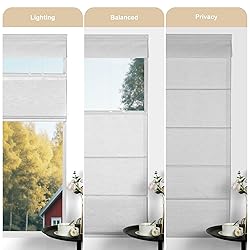 MoDanCeQ Blackout Light Filtering Cordless Top Down