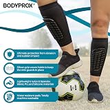 Bodyprox Shin Guards Sleeves for Men Women Youth X Small Soccer view 6