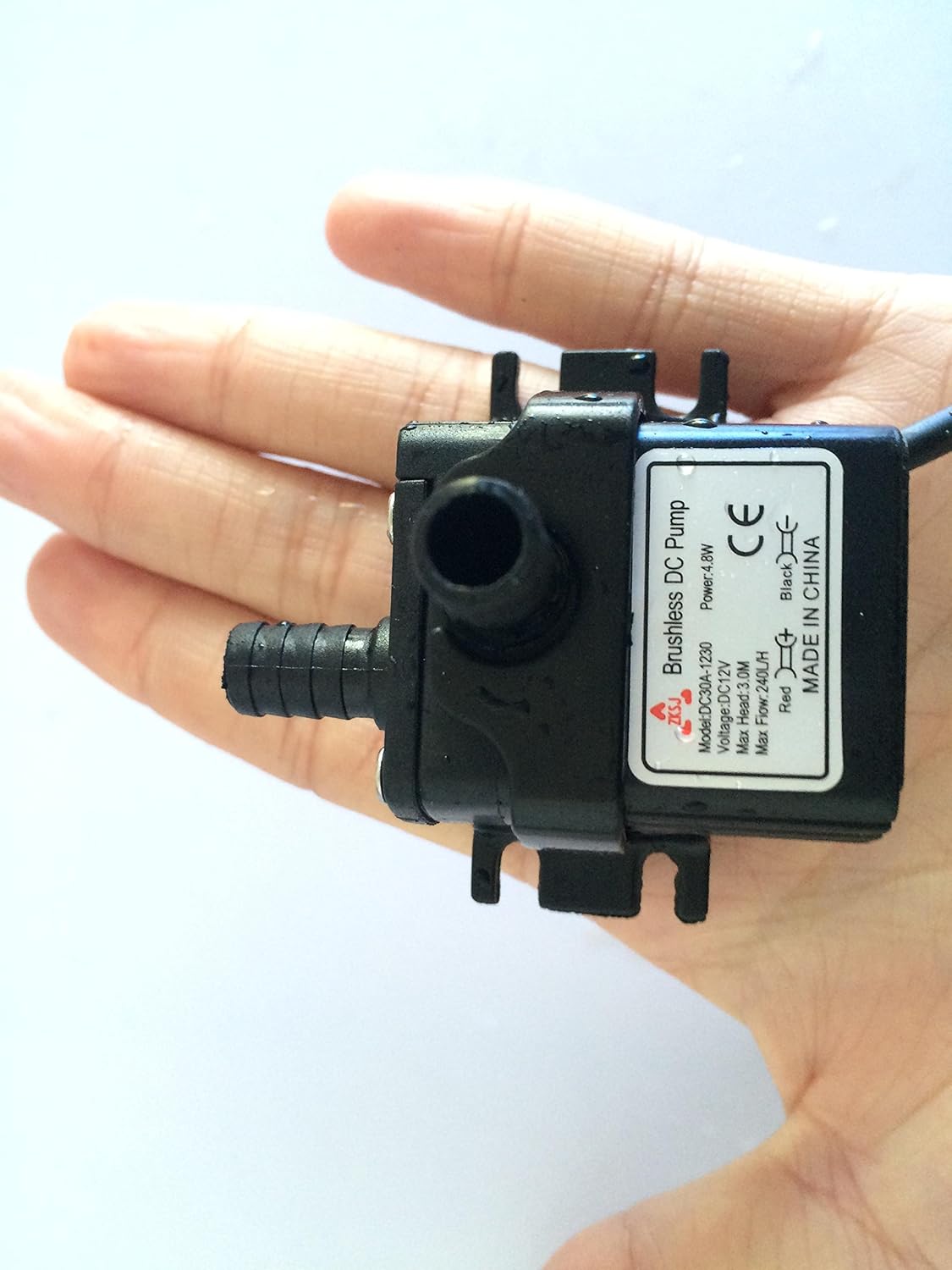 Shysky Tech New DC30A-1230 240LPH 3M 4.2W Small Brushless DC Water Pump Waterproof Submersible, for Fountain, Aquarium, Water Circulating : Garden & Outdoor