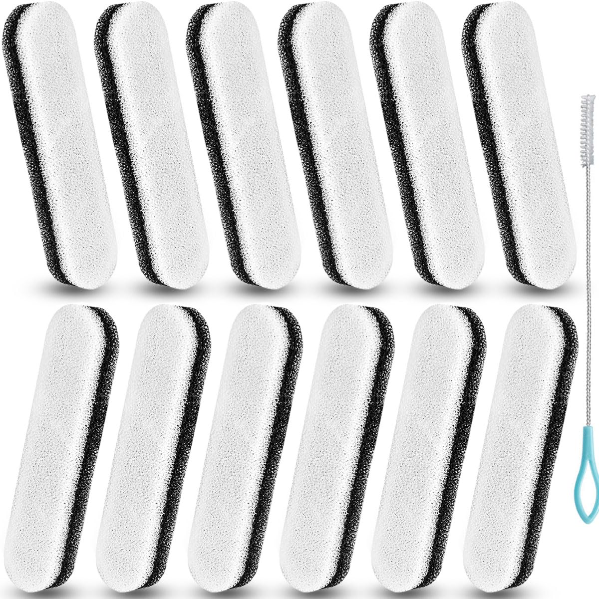 Acmerota Cat Water Fountain Filters for WF220 Water Dispenser, Replacement Activated Carbon Pet Filter Cartridges for 75oz/2.2L Cats Water Fountain, Pack of 12