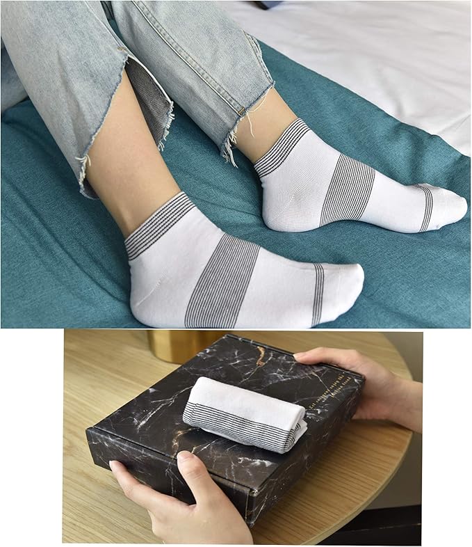 Amazon 靴下 メンズ レディースソックス メンズ 用 アンクル ソックス アスレチック カジュアル ユース 用 スポーツ ソックス ギフト ボックス 6 フィート セット 100 コットン 24 28cm 白 スポーツソックス 通販