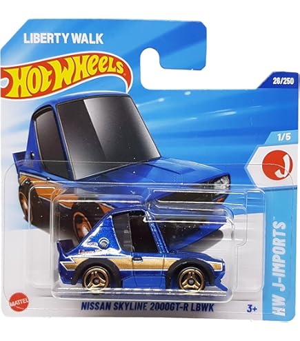 Amazon.com: Hot Wheels Nissan Skyline 2000GT-R LBWK (Tooned) 3/5