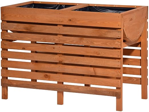 dobar 58150e - Macetero Decorativo (Doble bancal, Incluye película ...