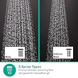 Hansgrohe Vernis Blend Shower Head 2 Spray Modes 5 L/min EcoSmart Chrome view 5