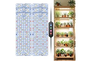 SDOVUERC Full Spectrum Grow Lights, 60W(Actual Power) Plant Lights for Indoor Plants with Daisy Chain, Sunlike Spectrum,1152 