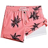 maamgic Mens Swim Trunks with Compression Liner