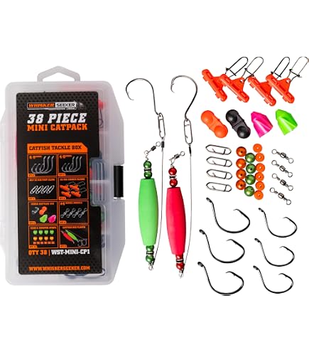 Mystery Tackle Box Catfish Fishing Kit - 5-7 Baits for Catfish