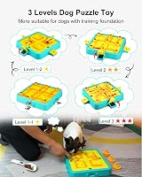 LACCEN 3 in 1 Dog Puzzle Toy Level 3 Interactive Treat Dispenser view 3