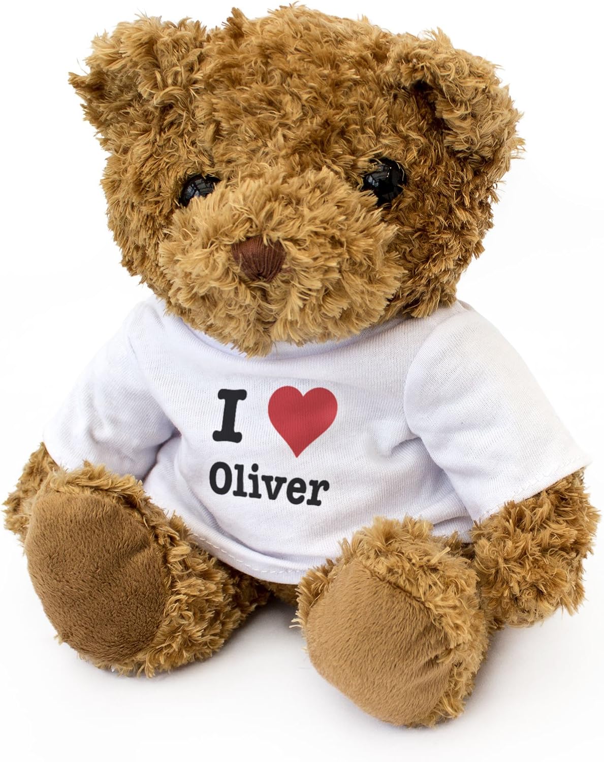 New I Love Oliver Teddy Bear Cute and Cuddly Gift Present Birthday Xmas