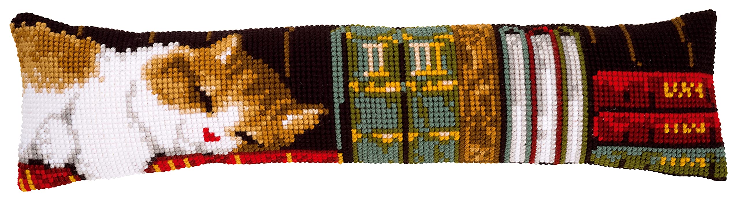 Vervaco Draft Excluder Cat Sleeping Cross Stitch, Multi-Colour