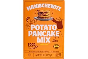 Manischewitz Potato Pancake Mix 6oz | Gluten Free, No MSG, Traditional Style Potato Latke Mix