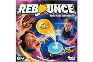 HASBRO GAMING Hasbro Games Rebounce Game | Indoor and Outdoor Electronic Action Game for Kids, Teens, and Adults | Ages 8+ | 2 to 6 Players | 10 Mins. | Family Travel Games
