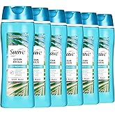 Suave Ocean Breeze Moisturizing Body Wash with Glycerin & Vitamin E, Hydrating Formula For Soft, Smooth Skin, Long Lasting Fragrance, 18 FL OZ, 6 Count